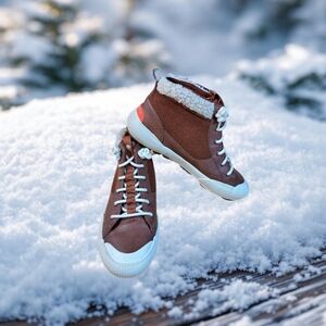 Sperry Women's Pier Wave Brown Sneaker Bootie. Size 8. Pre-owned,Great Condition